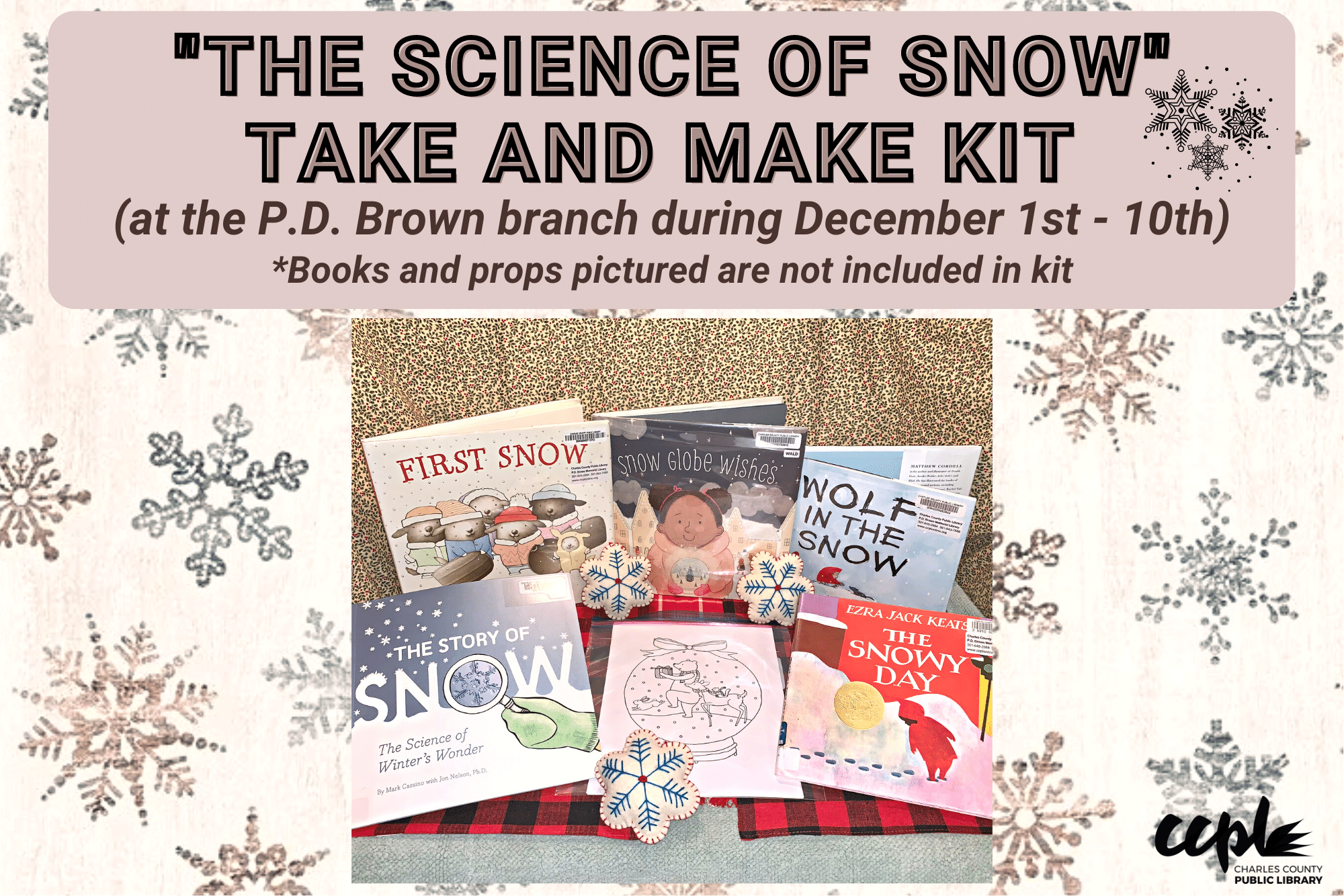 *Program Feature* The Science of Snow Take and Make Kit – Charles ...