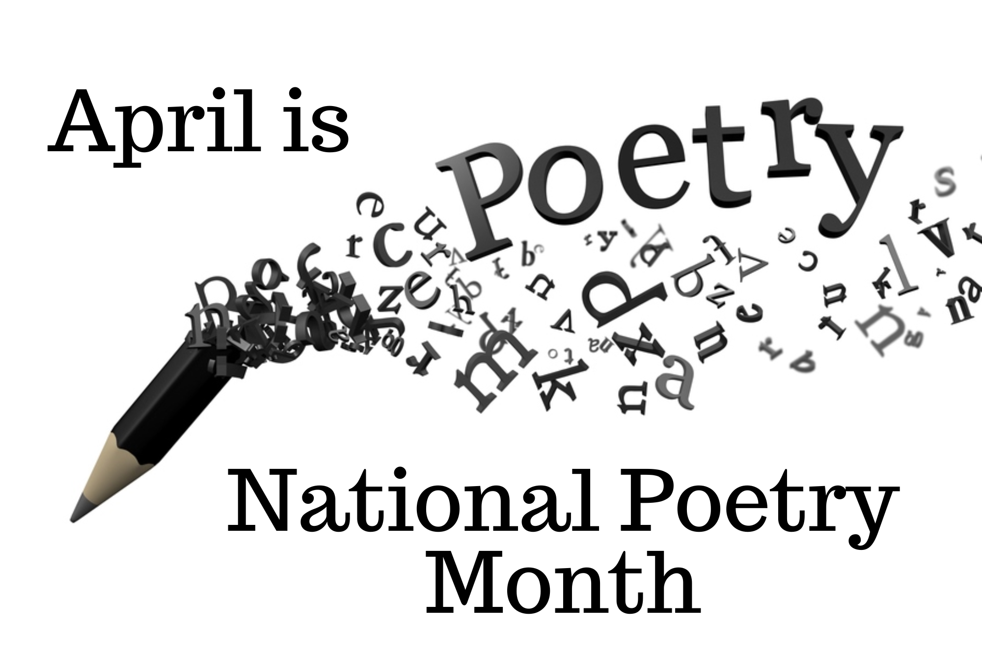 April is National Poetry Month Charles County Public Library