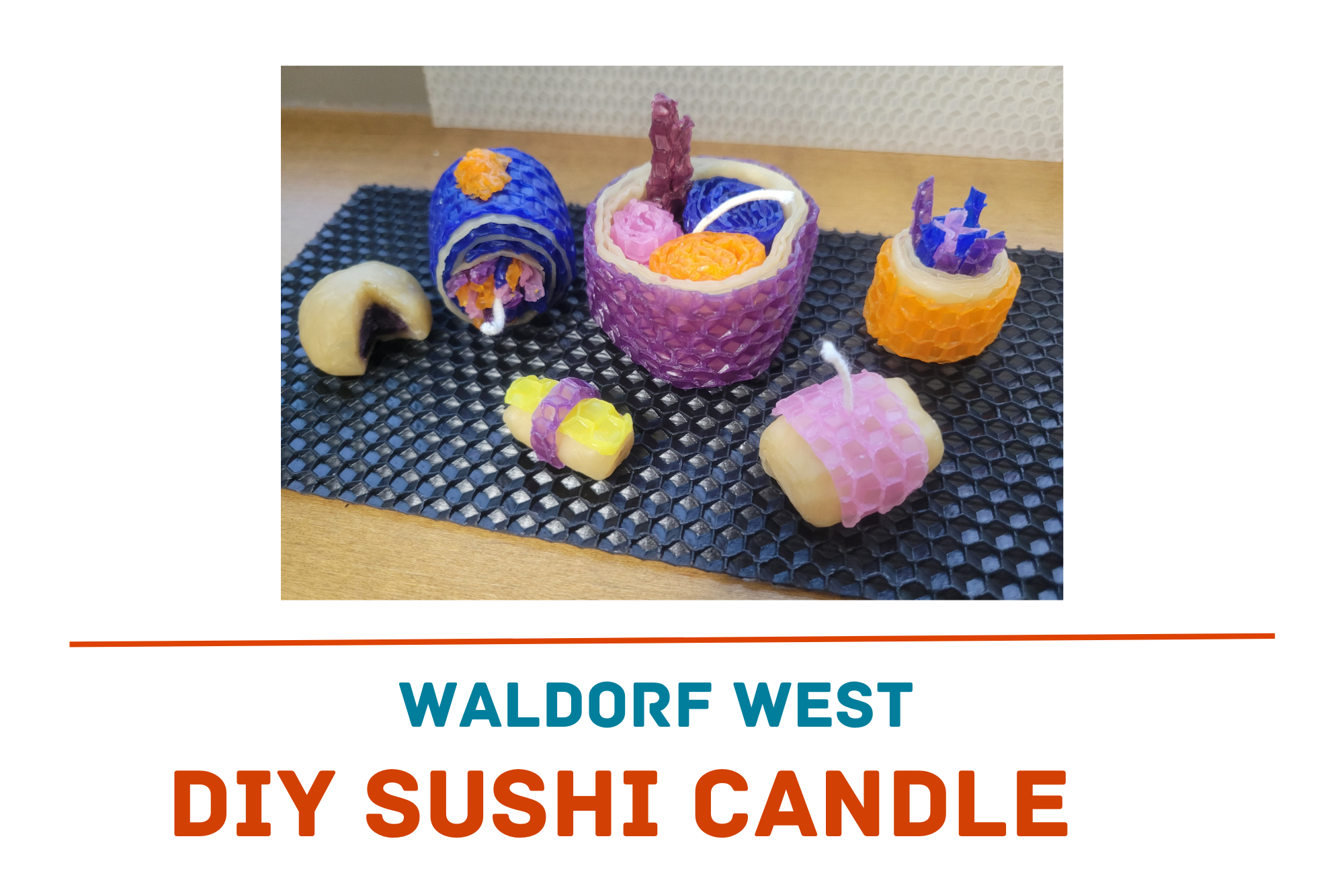 Japanese Sushi Candle