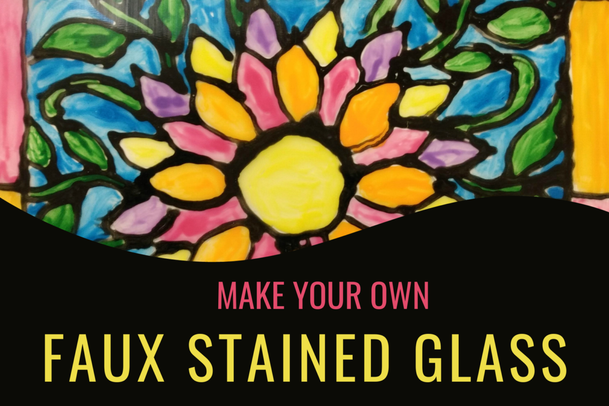 Make Your Own Faux Stained Glass Charles County Public Library
