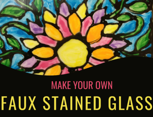 Make Your Own Faux Stained Glass