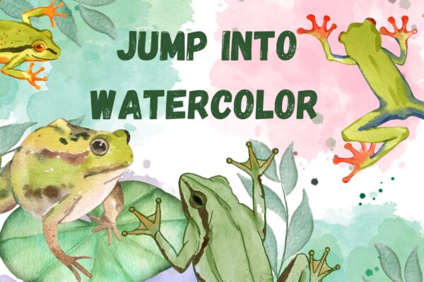 Jump in Watercolor - World Watercolor Month