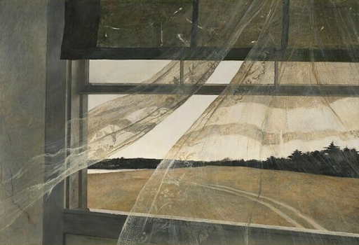 Jump in Watercolor July Image #12 Wind From The Sea By Andrew Wyeth, 1947