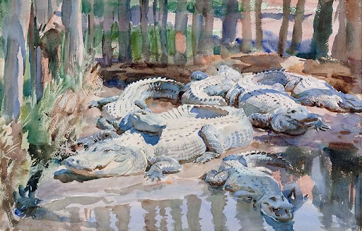 Muddy Alligators By John Singer Sargent, 1917