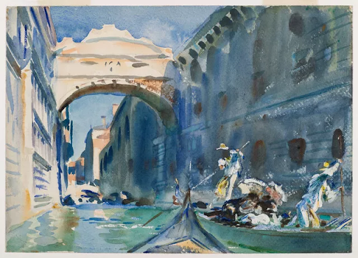 Venice: The Bridge of Sighs by John Singer Sargent, 1904