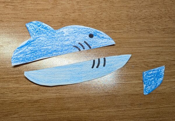 Step 2: Color your shark!