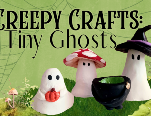 Creepy Cute crafts: Craft Your Own Mini Polymer Clay Ghosts!