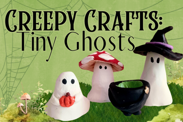 Creepy Cute crafts: Craft Your Own Mini Polymer Clay Ghosts!
