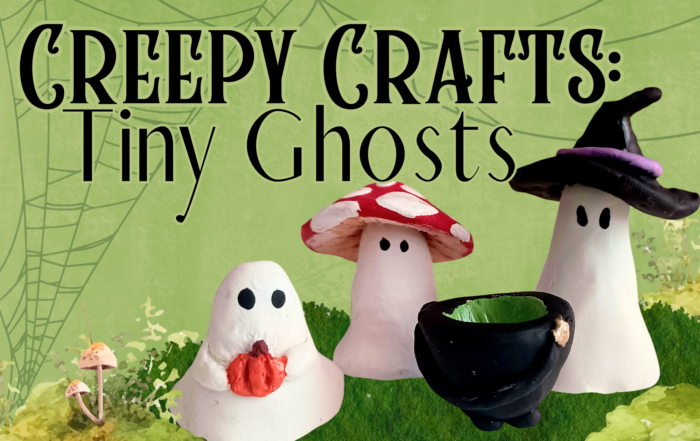 Creepy Cute crafts: Craft Your Own Mini Polymer Clay Ghosts!