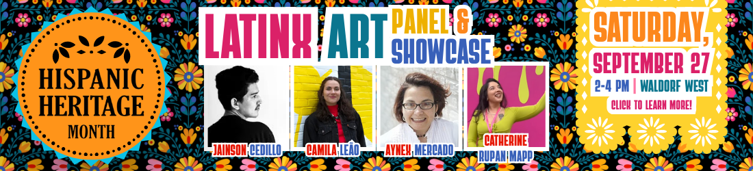 Latinx Panel & Showcase Banner