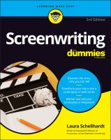 Screenwriting for Dummies by Laura Schellhardt