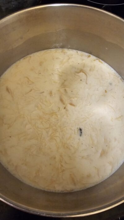 Step Five: Add the sugar and stir. Cook for an additional 5-7 minutes.