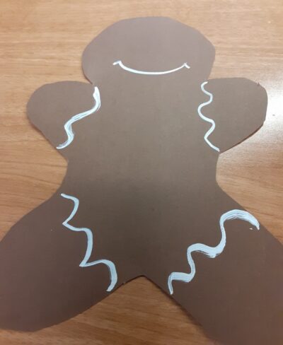 Draw on the icing lines