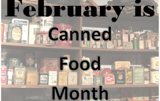 Canned Food Month